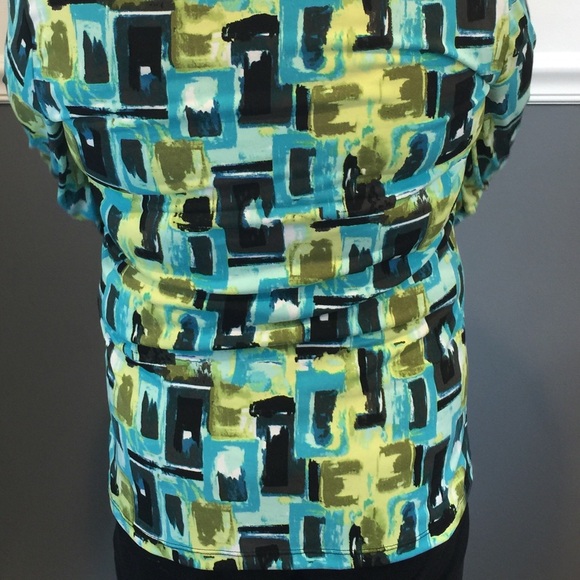 Christopher & Banks multicolored blouse. Like new! - Picture 4 of 4